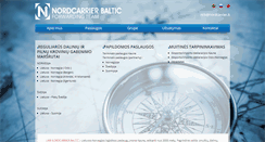 Desktop Screenshot of nordcarrier.lt